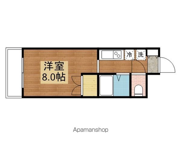 ＪＲ山陽本線 西条駅 バス乗車時間：10分 最寄りバス停で下車 徒歩2分 3階建 築31年の間取り写真