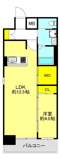 LaCASA玉造の間取り写真