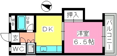 斉藤ハイムの間取り写真