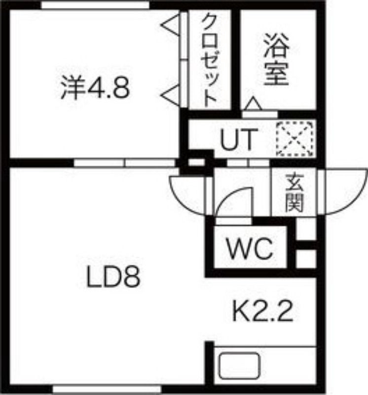 地下鉄東西線 発寒南駅 徒歩3分 4階建 築10年の間取り写真