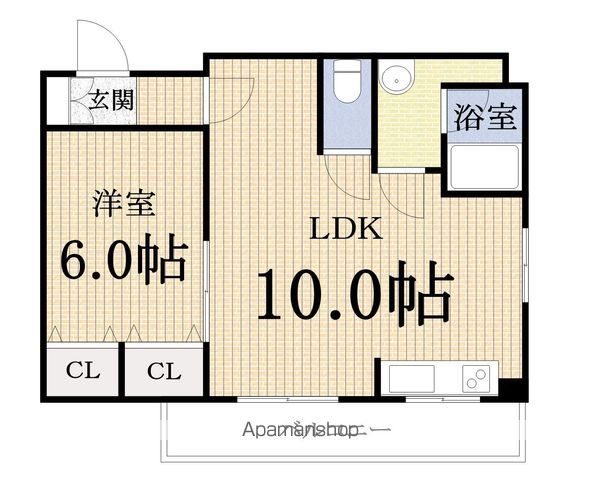 地下鉄谷町線 都島駅 徒歩10分 5階建 築58年の間取り写真