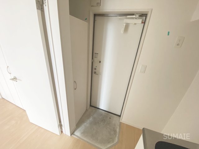 玄関　フラットな玄関！
