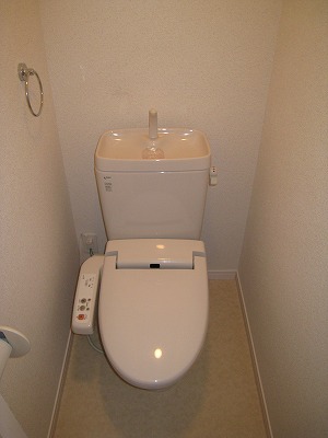 地下鉄空港線 唐人町駅 徒歩8分 2階建 築20年のトイレ写真