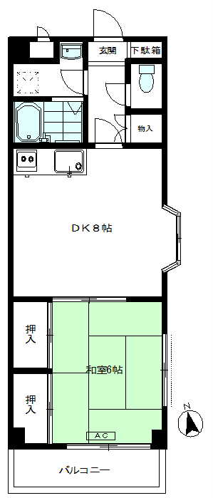 ハイツプレアデスの間取り