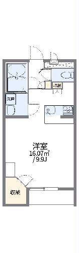 レオパレス揖保川Iの間取り