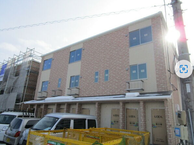 建物外観　南向きの2階建てアパート