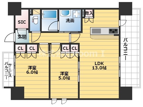 SK RESIDENCESの間取り