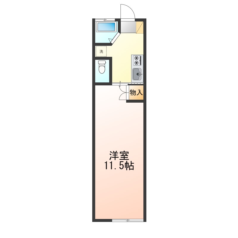 サングリーンアラキの間取り