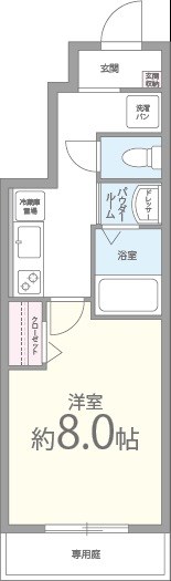 ウエストビレッジの間取り