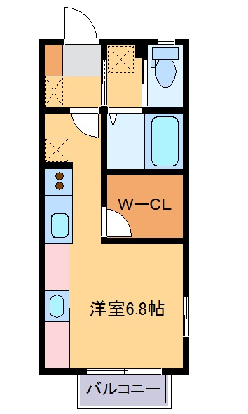 エバーリング Bの間取り