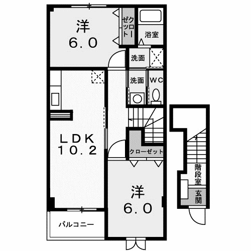 メゾンリファインＳIIの間取り