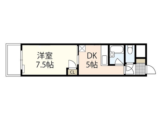 広島県広島市西区庚午中２（マンション）の賃貸物件の間取り