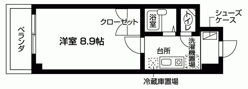 エル・クレセール大石の間取り