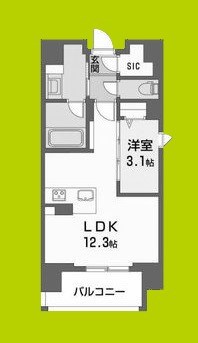 【ウェルホームズ法円坂の間取り】