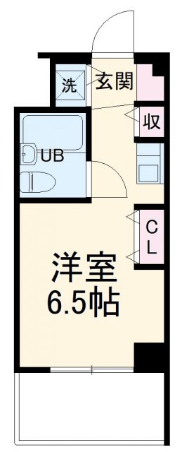 コスモハイム元住吉の間取り