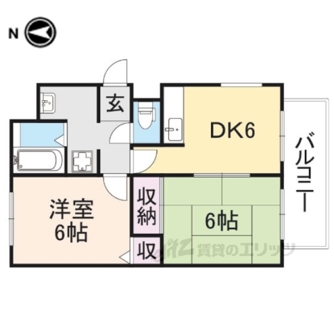 ラフィーネ三郷の間取り