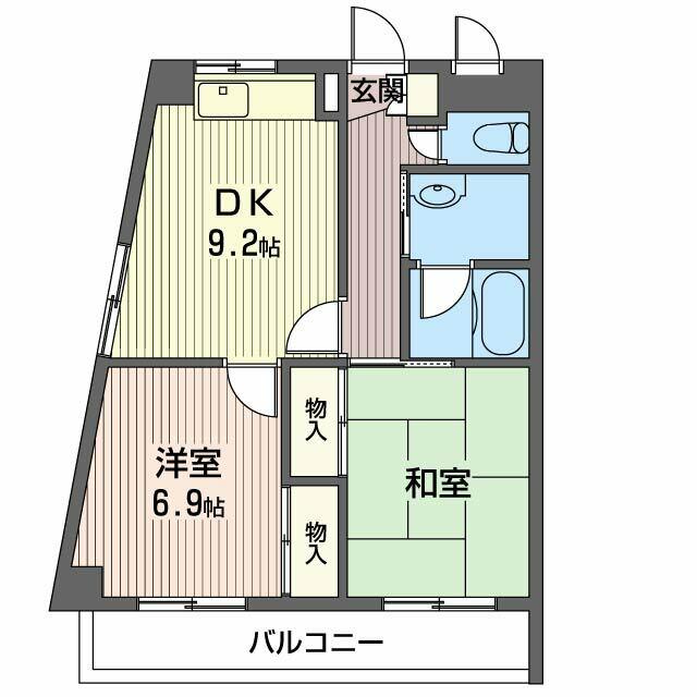 マンション田島の間取り