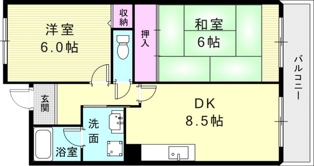 ミモザの館の間取り