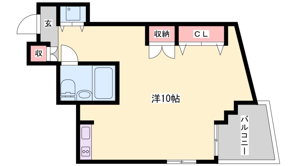 アクス加古川の間取り