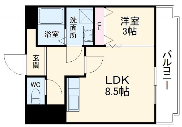 エポラール白壁の間取り