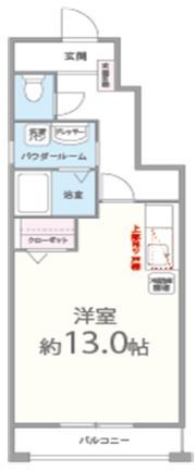 姫路市阿保のアパートの間取り