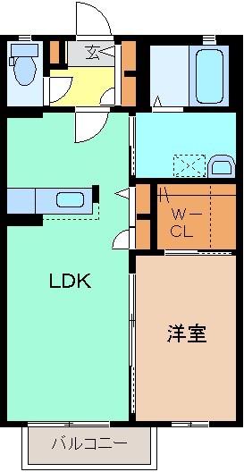 ラ・レクシール（ＳｈａＭａｉｓｏｎ）Ｂの間取り