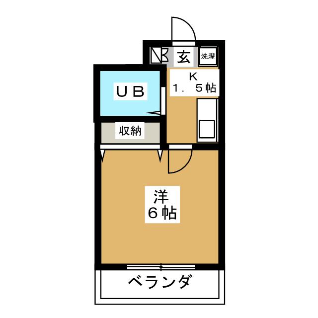 大田区中央のマンションの間取り