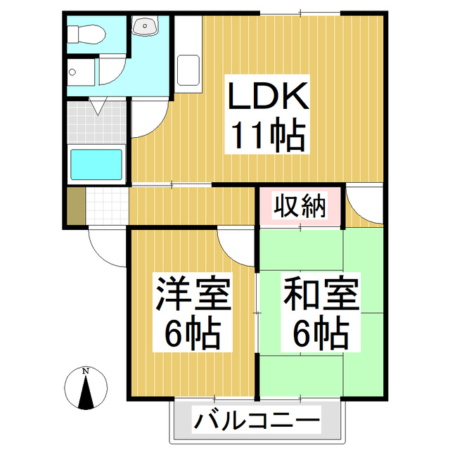 サンガーデン東条の間取り