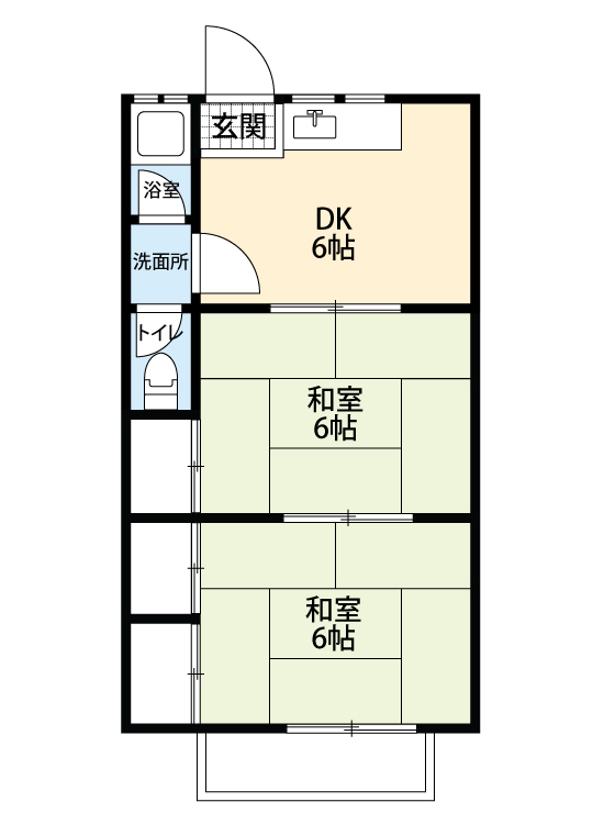 コーポ新栄の間取り