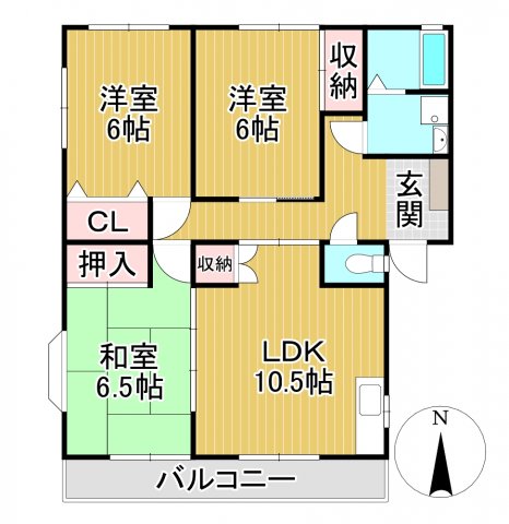 スカイハイツの間取り