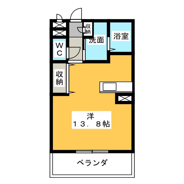 マンション　クィールの間取り