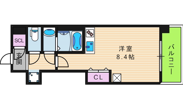 Front Field 天王寺の間取り