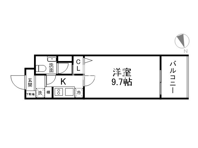 （仮称）STANDZ衣笠街道町の間取り