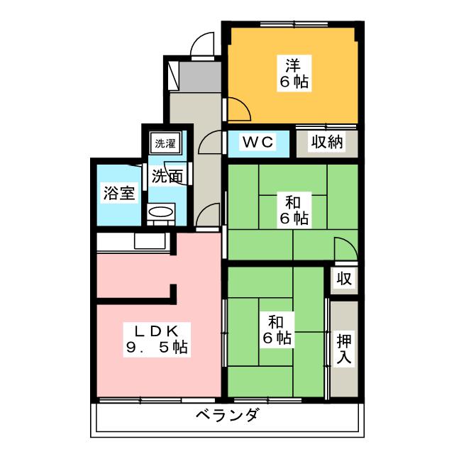 マンションＦＴＹの間取り