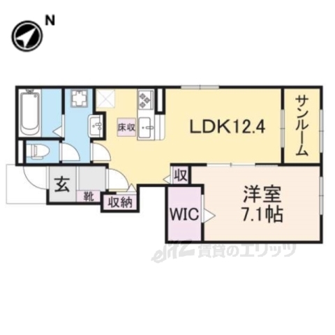 グリーン琥珀甲南２の間取り