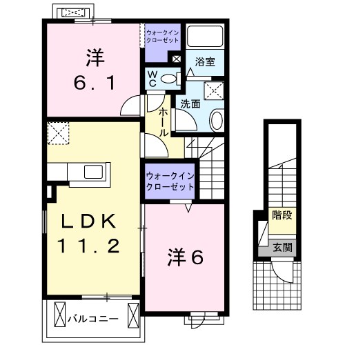 アリエーテ　Ｃ棟の間取り