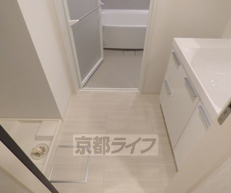 【京都市上京区梅屋町のマンションの洗面設備】