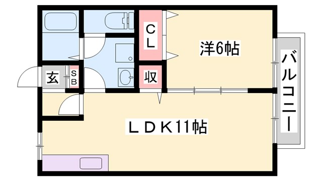 コンフォートシティの間取り