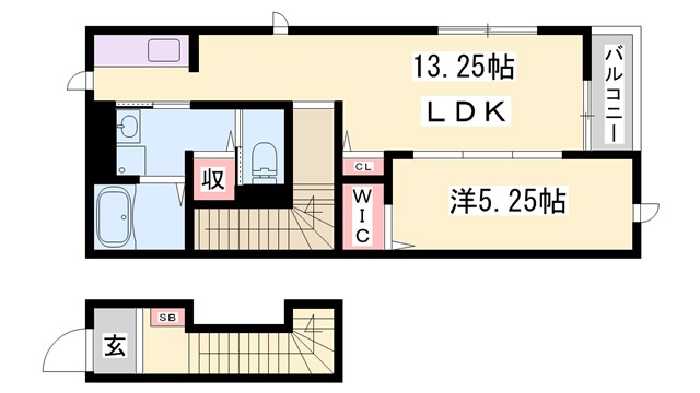 元町ハウスの間取り