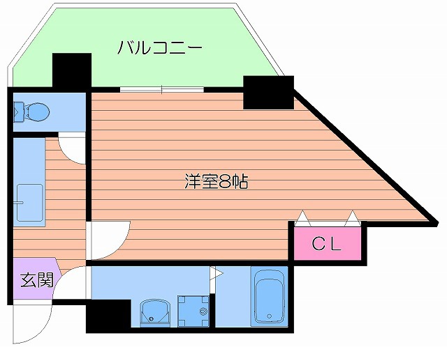 サンプラザ清水駅前の間取り