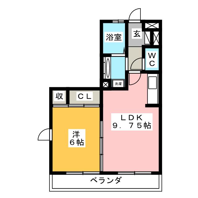 グリーンスクエアIIの間取り