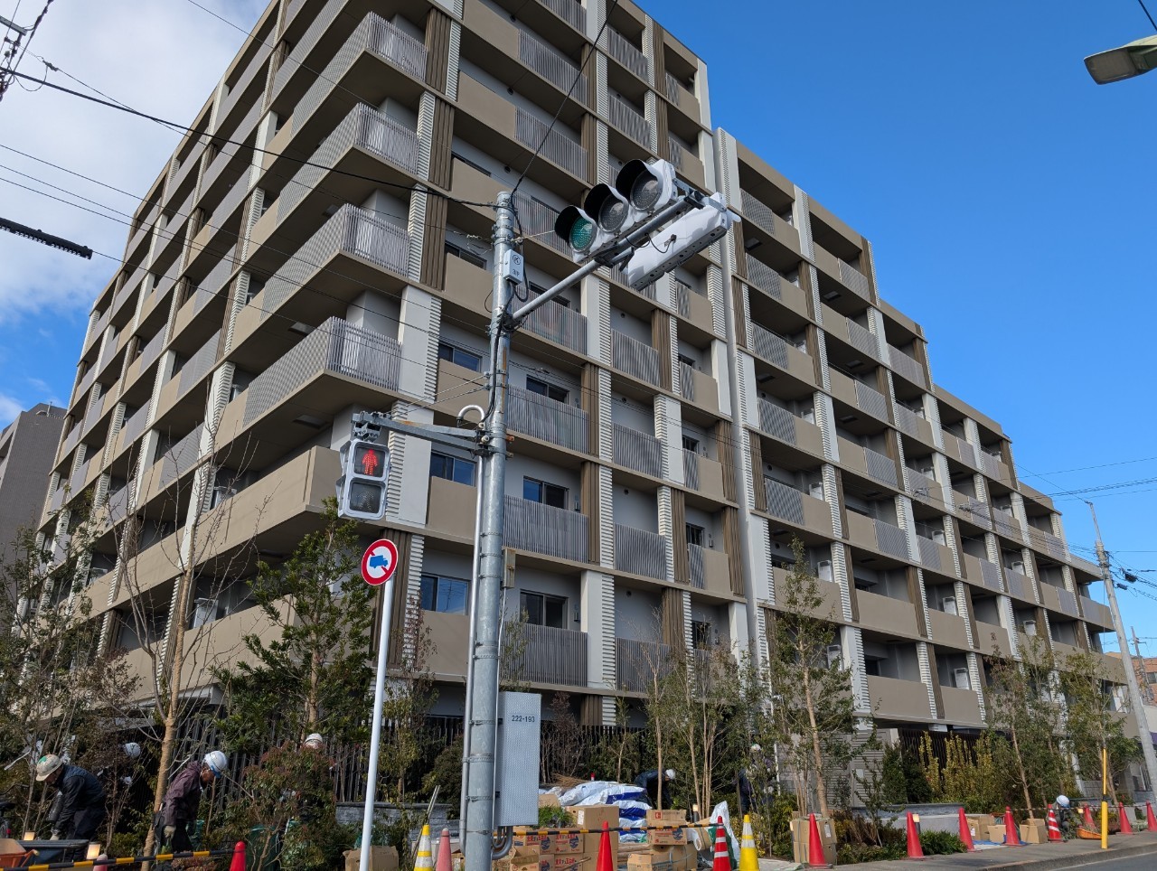 オアーゼ池上テラスの建物外観