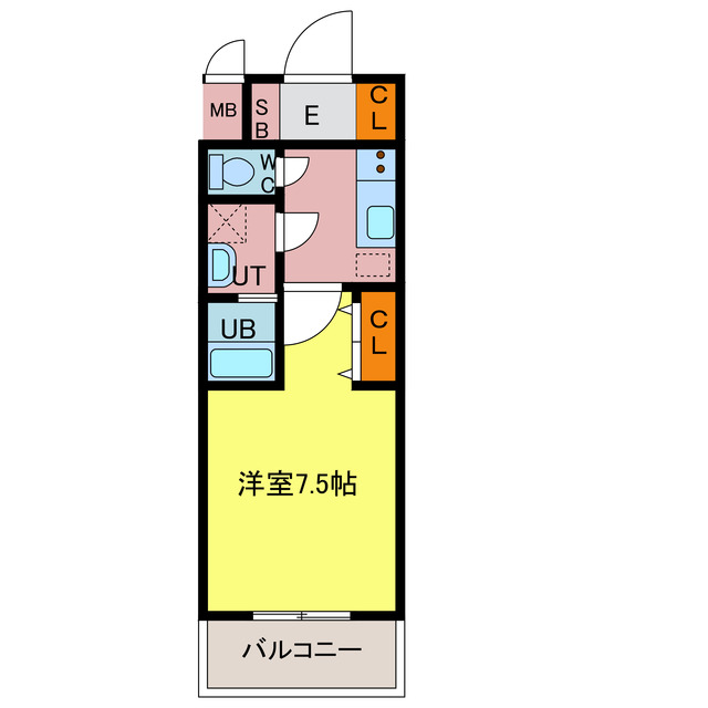 S-RESIDENCE堀田Northの間取り