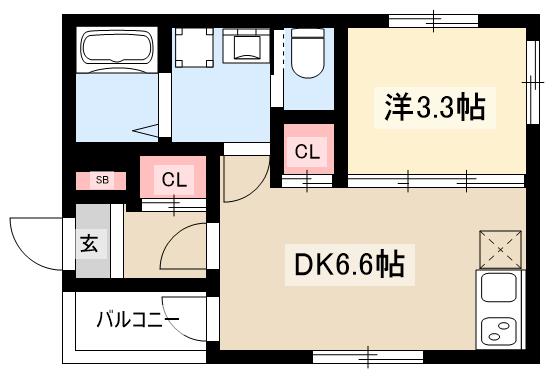 エスポワール今池南の間取り