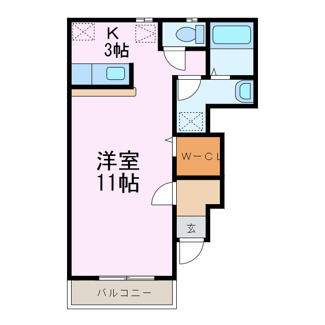 ライフサークルパート11の間取り