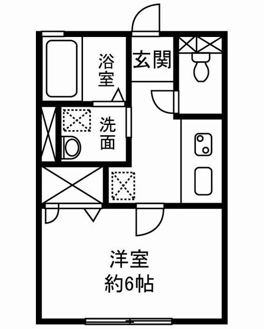 シティハイムサンメリーの間取り