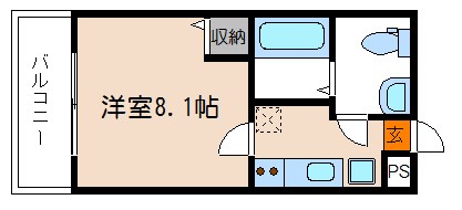 フラッティ智恵光院の間取り