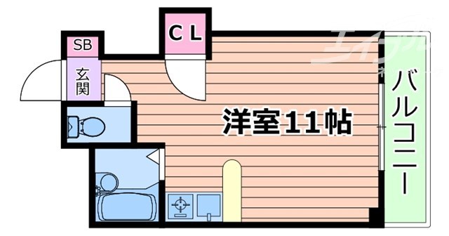 ハイムサウスヒルズの間取り