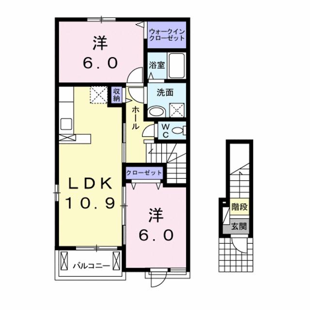 サウス・ウインドウIの間取り