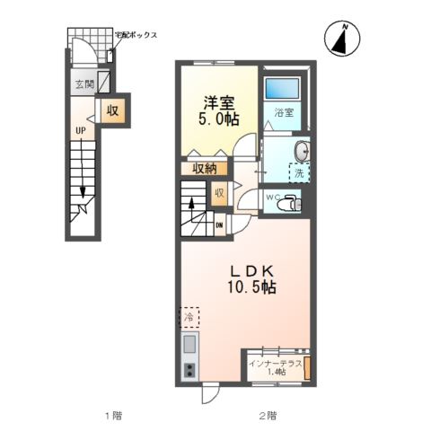 ラウレア　モリの間取り